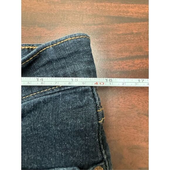 Levi’s Signature At Waist Bootcut Dark Wash Denim Jeans Size 10 Short - Picture 6 of 8